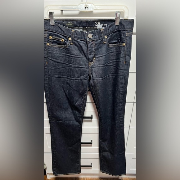 J. Crew Denim - J Crew bootcut blue Denim Jeans 29 short